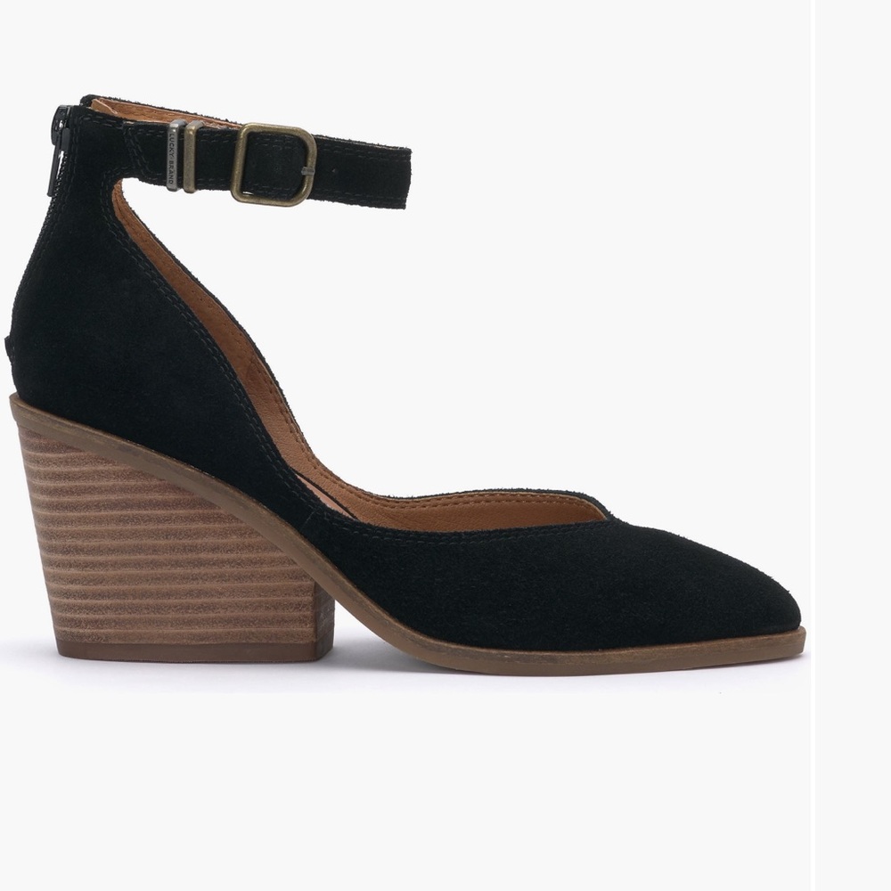 Lucky Brand Stephi Pointed Toe Suede Pump | Size 9.5 (NWT)